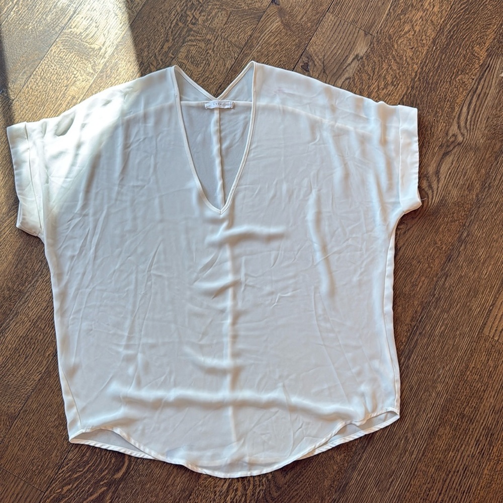 Lush cuffed short sleeve shirt; great condition; super comfortable